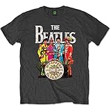 Comfort Fit Bravado Beatles,The - Sergeant Pepper 0921104 Unisex - Erwachsene Shirts/ T-Shirts, Gr. 40/42 (L), Grau (dunkelgrau)