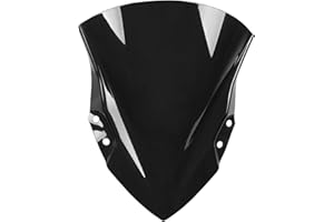 TAZGANTAX Motorcycle Windscreen Wind Screen Front Fairing Windshield Wind Deflector Fly Screen Parebrise Visor Compatible with Ka-wa-sa-ki Ninja 400 Ninja 250 2018 2019 2020 2021 2022 2023(Smoke)