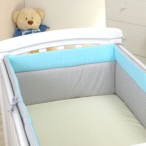 Preisvergleich Produktbild Nestchen mit Kopfschutz zweifarbig 350x30cm und 420x30cm Kantenschutz Polsterung 350cm M42_U12