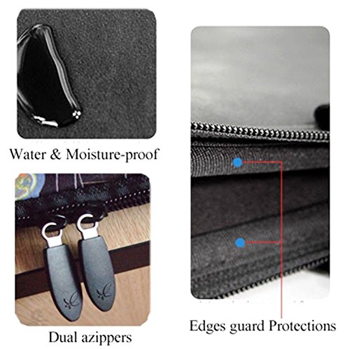 Laptop TASCHE BEUTEL 15-15,6″ zoll Fall Neopren mit Griff und Gurt für Notebooks Dell HP Apple Macbook Samsung Toshiba #Tiger# - 4