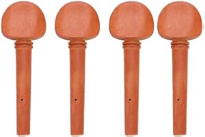 DILWE Piroli per Violino, 4 Pezzi Piroli di Sintonia in Legno per Violino 4/4 Parti di Ricambio