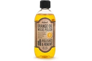Lakeland Orange Oil Wood Furniture Polish 500ml – Revives & Renews Wooden Furniture