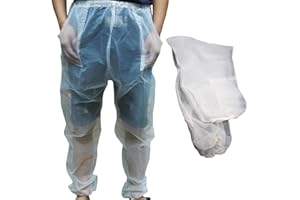 SIULAS Beekeeping Tools - High-density Mesh Split Anti-bee Suit - Lightweight and Breathable Bee-Proof Trousers Air Conditioning Suit (trousers)