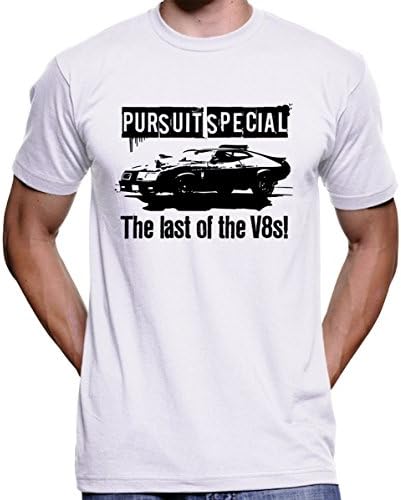 Pursuit Special "The Last Of The V8s" T-Shirt - Inspired By Mad Max - Main Force Patrol Interceptor Road Warrior Beyond Thunderdome Fury (XX-Large)