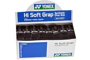 Yonex Basisgriffband Hi-Soft Grap black Grips Tennis Badminton Squash: :12 Stück