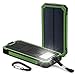Produktbild 12000MAH Solarenergie Power Bank Zubehör, Wyurhjh® DIY Wasserdichte LED Power Bank Jacking mit Fall PCBA Board Solar Energy Board LED Board (Grün)