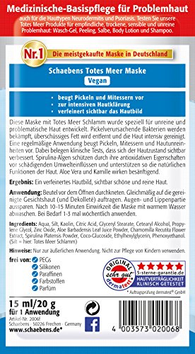 Schaebens Totes Meer Maske, 15er Pack (15 x 15 ml) - 2