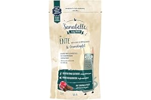 BOSCH TIERNAHRUNG Sanabelle Przekąska Kaczka i Granat - Pyszne mini kije mięsne dla dorosłych kotów, 20 x 55 g