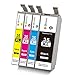 Price comparison product image GPC Image 4 Pack Compatible Ink Cartridges Replacement for Epson 35XL 35 XL for Epson WorkForce Pro WF-4720DWF, WF-4725DWF, WF-4730DTWF, WF-4740DTWF Printer - 1 Black, 1 Cyan, 1 Magenta, 1 Yellow
