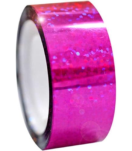 Nastro Adesivo Diamantato Viola Per Cerchi E Mazze Da Ginnastica - Foto 3