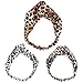 Produktbild PL-IMK Damen Stirnband Twist Haarband Kopfband Leopardenmuster Stirnband Baumwolle Schweißband Elast