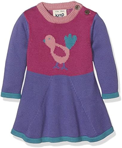 Kite Baby Girls 0-24m Birdy Dress, Purple, 3-6 Months (Manufacturer Size:3-6M)
