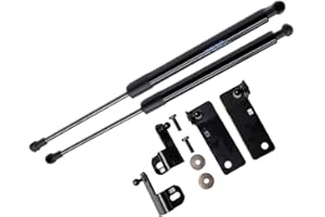 TSUBASA Lift Supports for Mazda MX-5 MX5 NC 2006-2015 Front Bonnet Hood Modify Carbon Fiber Gas Charged Shock Dampers Spring Struts Bar (2 PCS) (Normal black)