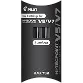 Pilot V7 Kartuşlu Yedek 3'L&uuml;,Siyah