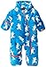 Hatley Baby-Boys Fuzzy Fleece Bundler -Skiing Polar Bears Snowsuit, Blue, 9-12 Months (Manufacturer Size:6-12 Months)