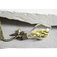 ECHTE YASMINBLÜTEN Bronze Kette