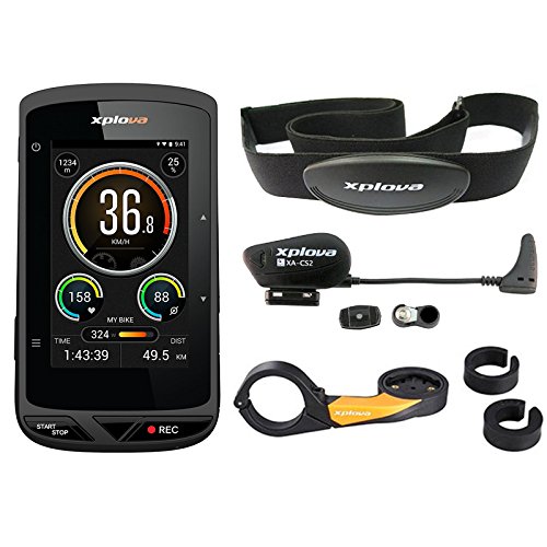 Preisvergleich Produktbild Xplova X5 Smart Bike GPS Fahrradcomputer Action Camera Modell + Geschwindigkeit / Cadenza + Herzfrequenzsensor