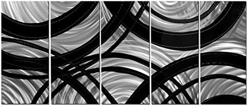 Metal Artscape Silver Gears Graphic Art