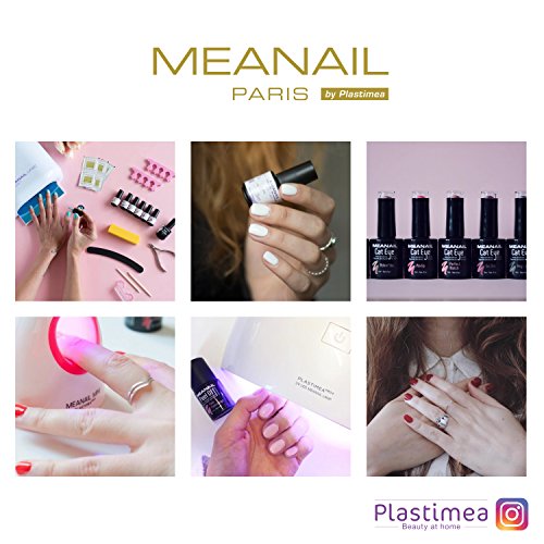 MEANAIL PARIS Starter-Set PLUS mit FRENCH MANICURE – Nagelstudio Set – Nageldesign – Für perfekte French Manicure & Pediküre wie im Nagelstudio – 100% DIY bei Ihnen zuhause! UV Lampe 36W – Nagellacktrockner – UV Lichthärtungsgerät – CE-Kennzeichnung – Semipermanente Maniküre & Pediküre - 7