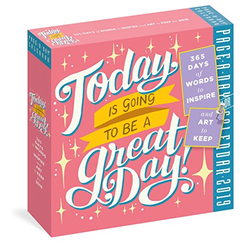 2019 Today is Going to be a Great Day! Colour Page-A-Day Calendar