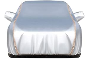 RONGESAEFS Bache Protection Voiture Anti Grêle Néoprène,Housse Compatible Citroen C1/C2/C3/C4/C5/C5 Aircross/C6/C8/Saxo/Nemo/Berlingo Oxford Imperméable Respirant Anti-poussièreaux Durable(Color:A,S