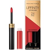 Max Factor LipFinity Lip Colour Lipstick, Tone: 140 Charming - Step 1: 2 ml Step 2: 0.1 oz