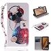 Produktbild Handyhülle für Galaxy A8 2018, Kucosy Samsung Galaxy A8 2018 Lederhülle Schutzhülle, 3D Gemaltes Muster Schutzhülle Premium PU Leder Flip Case Etui Brieftasche Ledertasche Mode Hund Muster Malerei Flip Hülle Ledertasche mit Magnetverschluss Kartenfach und Standfunktion Cover Schale im Bookstyle Handyhülle Inner Silicone Rückseite Cover Schale Kratzfest und stoßfest Brieftasche Schutzhülle Handyhülle Handytasche für Samsung Galaxy A8 2018, Mode Hund