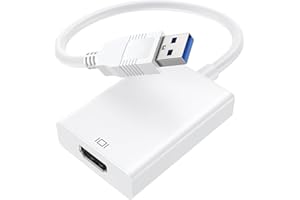 CELLWORLD Adaptador USB a HDMI,Convertidor USB 3.0/2.0 a HDMI Convertidor de Audio y Vídeo Multipantalla HD 1080P Convertidor de Cable de Gráficos para PC/Portátil/Proyector/HDTV, para Windows XP/7/8/8.1/10/11