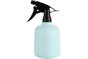 T4U Plastic Plant Mister, Fine Mist Spray Bottle with Top Pump Trigger, Indoor Plant Watering Can Water Sprayer for Flowers Herbs Plants Home Garden Blue (600ML)