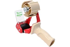 GEAKV Edenpack Pro-Series Tape Gun Dispenser Robust Pistol Grip Heavy Duty Parcel Seal Packaging Gun Tape up to 50mm Width