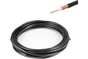 Vecys Câble Coaxial RF RG58 16.4FT/5M