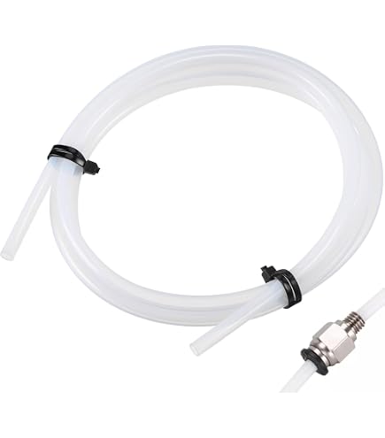 Tubo In PTFE Per Stampante 3D 3 Metri | 3mm ID X 5mm OD | Teflon Trasparente Per Bowden, Alta Temperatura