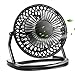 Produktbild USB Ventilator Fan, ikalula Desktop USB Cooling Ventilator Geräuschlos Mini Ventilator Mit An/Ausschalter - Schwarz