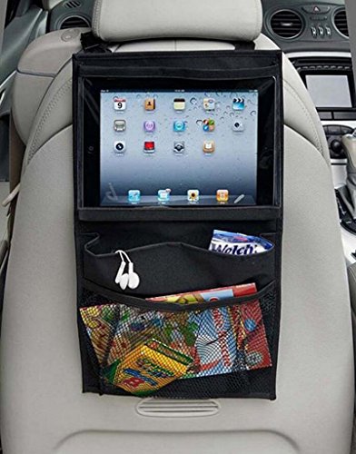 Vine Car Back Seat Organiser, Touch Screen Bags for Ipad, Multi-Pockets for Baby, Kids Travel Tidy Orgniser