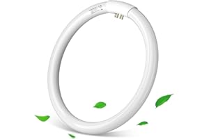 Aigostar - T9 Lampadina Fluorescente Attacco G10q, 32W 2100lm 30cm, Luce Bianca Fredda 6500K, Circolare, Vetro.