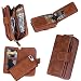 Produktbild GASIN iPhone 7 Plus Leder Hülle (5.5 Zoll), Multi-function Wallet Case Hülle,herausnehmbare Schutzhülle, Wallet Stand Cover mit Kartenfächer für Apple iPhone 7 Plus