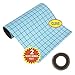 Produktbild TransferPapier TRANSPARENT mit Gitterraster - 30.5cm x 2.4M Rolle – Perfekt fur Vinyl Klebefolien von CRICUT, CAMEO u.a. – Perfekt fur Wande, Schilder, Aufkleber, Fenster und glatte Oberflachen