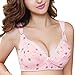 HOEREV Cotton Soft Nursing Maternity Non-wired Breast Feeding Bra