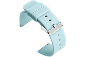 Shieranlee Quickfit Armband, Silikon Kompatibel mit 12MM 14MM 16MM 18MM 19MM 20MM 21mm 22MM 24MM Watchband Watch Strap