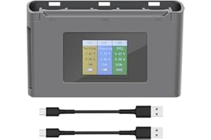 LILITOK Ładowarka do akumulatorów Mini 2/4K, dwukierunkowa dla dronów DJI Mini