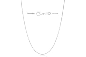 Mieoyue Sterling Silver Chain Necklace for Women Multiple Lengths 16-24 Inches S925 Fine Jewellery