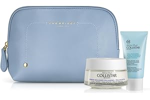 Collistar Attivi Puri Cofanetto Regalo Donna Anti-Età, Crema Balsamo Collagene + Malachite 50ml, Cica-Maschera Acido Ialuronico + Madecassoside 25ml, Campione Gocce Magiche Protettive SPF 50