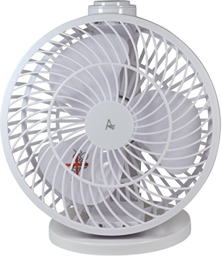 AntilaTech USB Powered Quiet Personal Desktop Mini Fan with Variable Speed Control and Portable Lightweight Design – Suitable for Study, Office, Workshop, Camping and Travel (White)