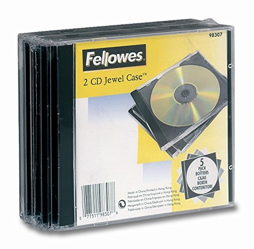 Fellowes Doppel CD-Leerhülle (5 Stück) schwarz - 2
