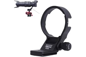 iShoot Kołnierz obiektywu CNC pierścień do montażu na statywie kompatybilny z adapterem do montażu Nikon FTZII konwerter bagnetowy, uchwyt wspornika obiektywu spód to Arca-Swiss Fit Quick Release