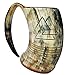 Produktbild Neu gestartete Odin Hand gravierte Wikinger Horn Tankard 100% natürliche Horn Tasse Bier Viking Horn Becher 8 Zoll poliert 33-35 oz.