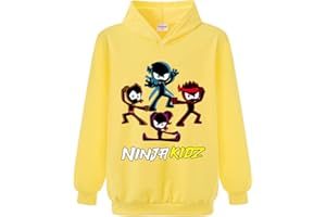 FORLCOOL Ninja Kidz Boys Sports Hoodie Kids Top Girl Print Jumper