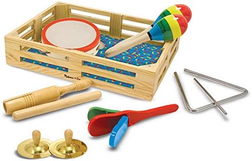 woodienchen Melissa &amp; Doug – Wooden Toy Instruments Wooden Box – 37x28x18 cm, Multi