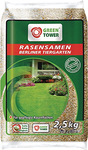 Preisvergleich Produktbild GREEN TOWER Rasensaat Berliner Tiergarten 2,5kg Beutel