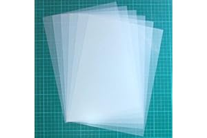 IDEAL STENCILS A4 stencil sheets 125 micron Mylar thin clear reusable stencil craft art - sold per sheet
